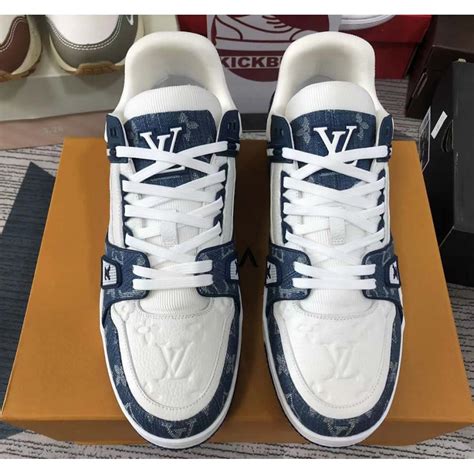 lv sneaker purple|lv sneakers blue and white.